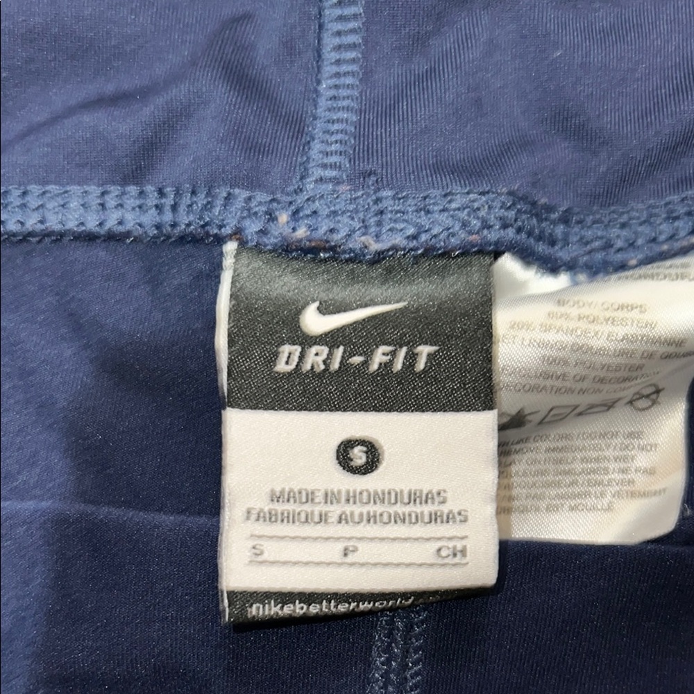 Nike Blue Athletic Shorts Moisture-Wicking Performance - Picture 2 of 3